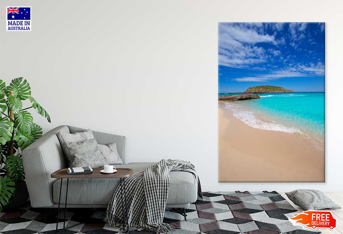 Ibiza Cala Conta Comte Sea View Spain Print 100% Australian Made