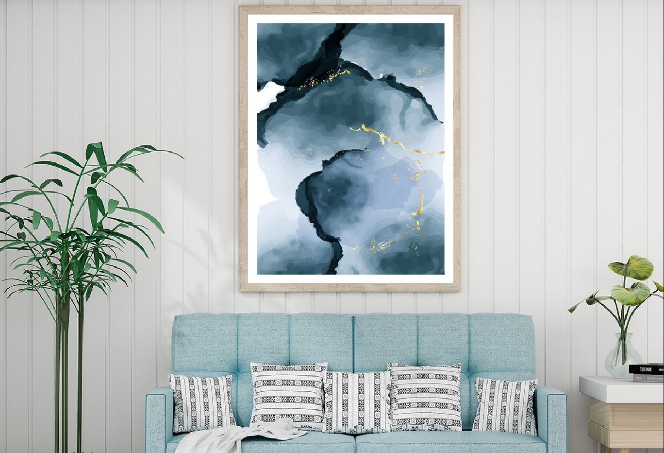 Black Grey & Gold Lines Abstract Design Home Decor Premium Quality Poster Print Choose Your Sizes