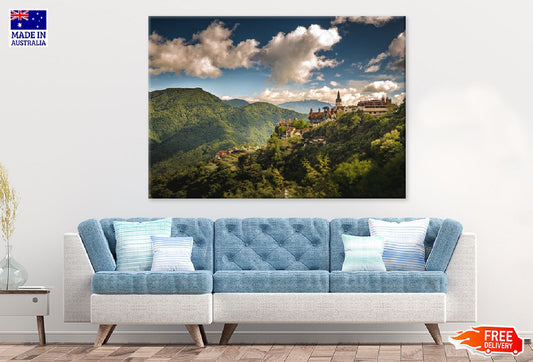 Village Hill Forest Aerial View Photograph Print 100% Australian Made