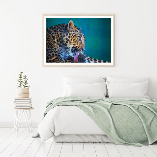 Leopard Portrait Closeup View Home Decor Premium Quality Poster Print Choose Your Sizes