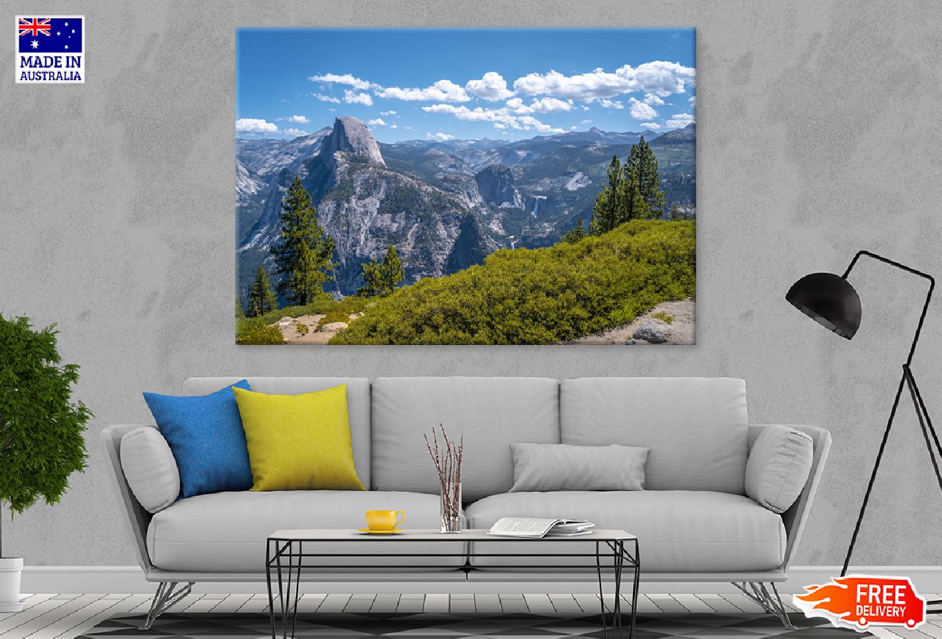 Yosemite National Park Mounatins View Photograph Print 100% Australian Made