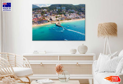 Puerto Vallart View Pacific Coast Mexico Print 100% Australian Made