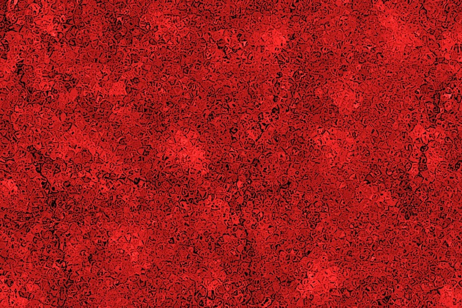 Black Color Mixed Red Abstract Design Print 100% Australian Made