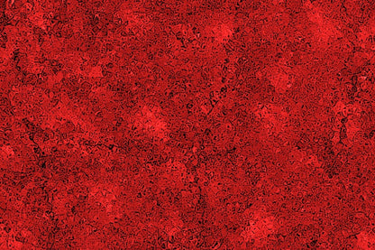 Black Color Mixed Red Abstract Design Print 100% Australian Made