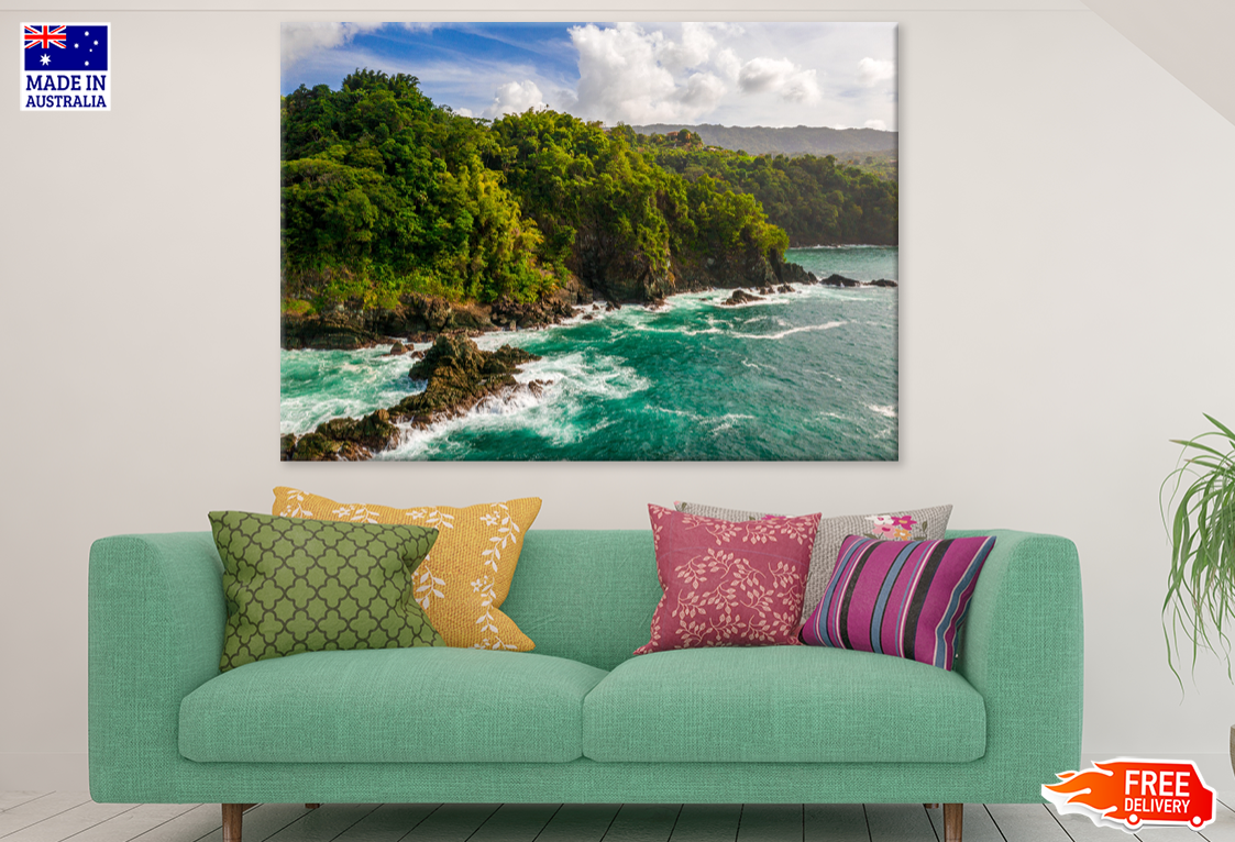 Forest & Sea Sky Scenery View Photograph Print 100% Australian Made