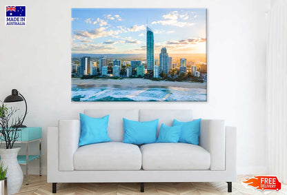 Sunset on Queensland's Gold Coast View Photograph Print 100% Australian Made