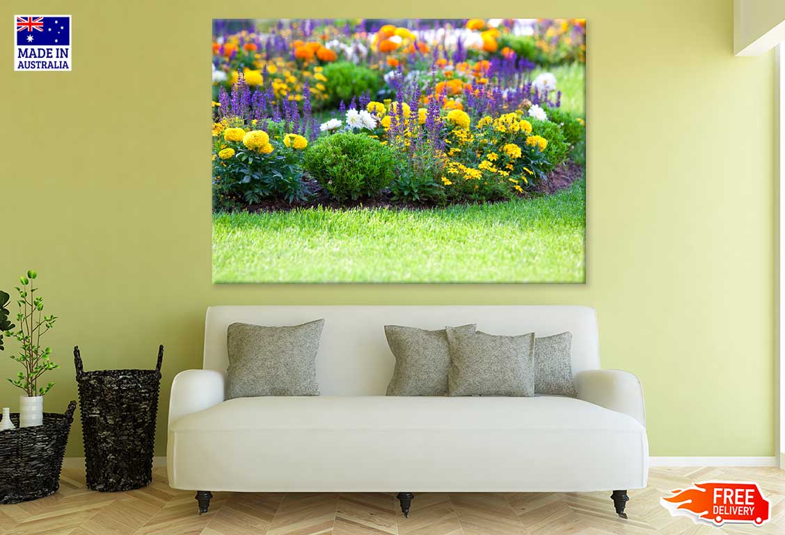 State Park Flower Garden View Photograph Print 100% Australian Made