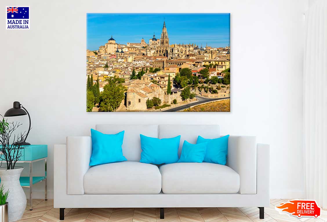 Toledo with Cathedral Photograph Spain Print 100% Australian Made