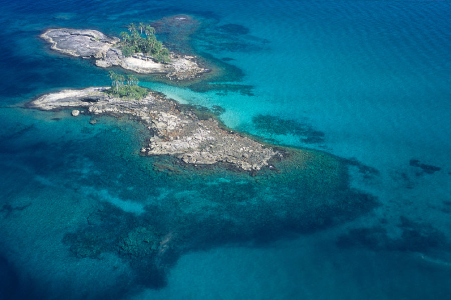Rock Island Aerial View Photograph Print 100% Australian Made