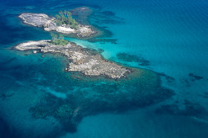 Rock Island Aerial View Photograph Print 100% Australian Made