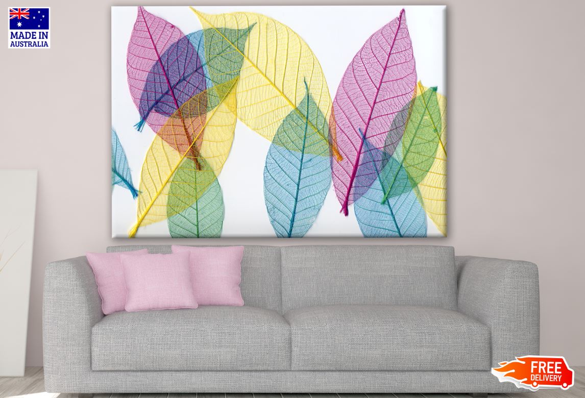 Colourful Leaves Print 100% Australian Made