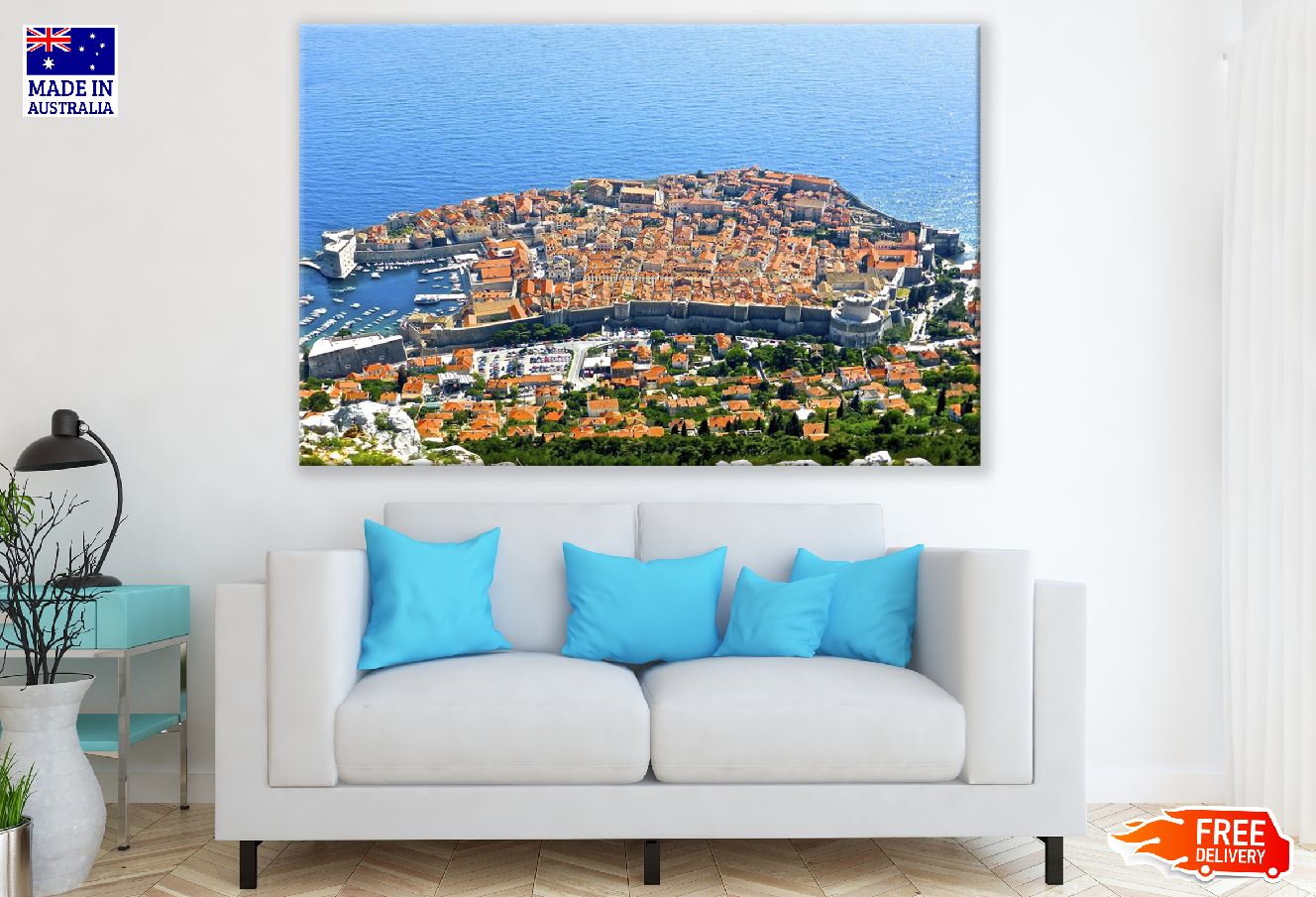 Dubrovnik in Dalmatia, Croatia Photograph Print 100% Australian Made