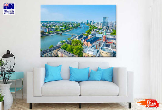 Frankfurt am Main Germany View Photograph Print 100% Australian Made