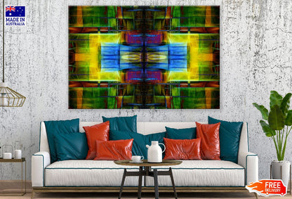 Colorful Abstract Design Print 100% Australian Made