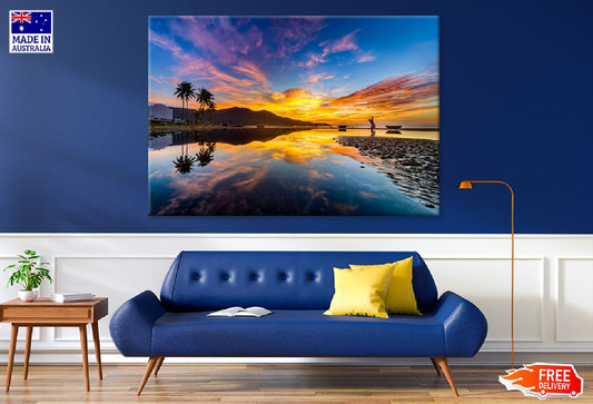 My Khe Beach & City Sunrise View Photograph Print 100% Australian Made