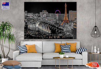 Las Vegas Nevada Night Photograph Print 100% Australian Made