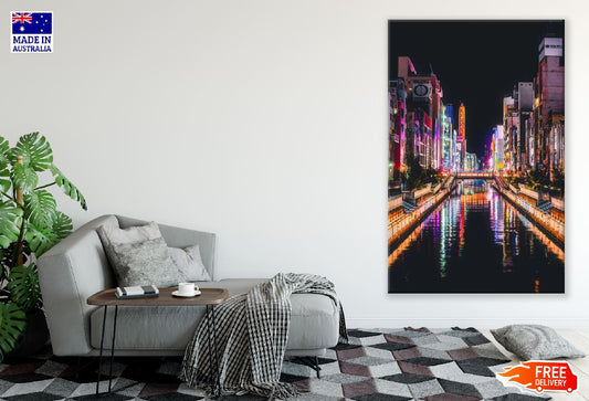 Osaka Japan Night View Photograph Print 100% Australian Made
