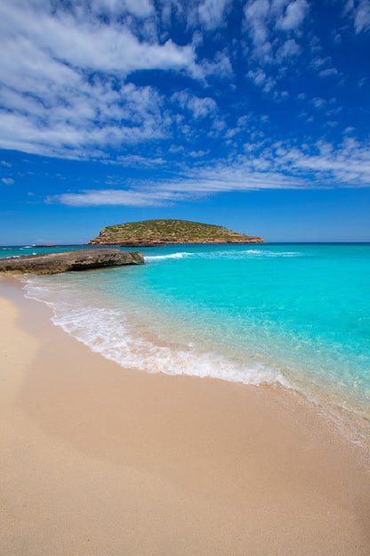 Ibiza Cala Conta Comte Sea View Spain Print 100% Australian Made