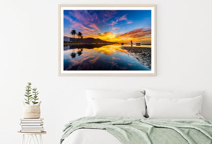 My Khe Beach & City Sunrise View Photograph Home Decor Premium Quality Poster Print Choose Your Sizes