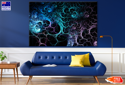 Colourful Abstract Fractal Design Print 100% Australian Made