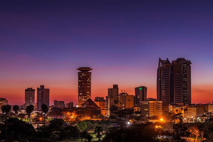 Nairobi Capital City of Kenya Night View Photograph Print 100% Australian Made