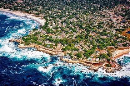 Carmel by the Sea & Cityscape California United States Print 100% Australian Made