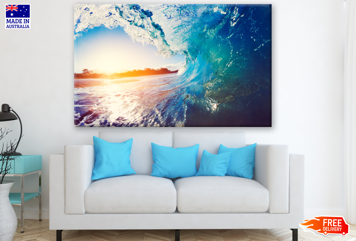 Beach Wave Crashing Photograph Print 100% Australian Made