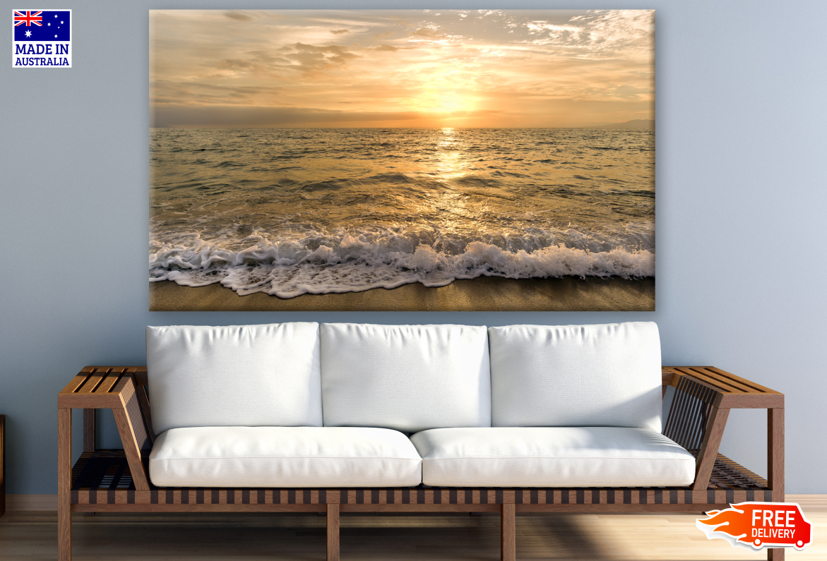 Stunning Beach Sunset Photograph Print 100% Australian Made