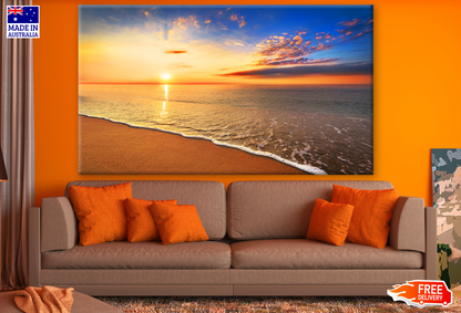 Stunning Beach Sunset Photograph Print 100% Australian Made