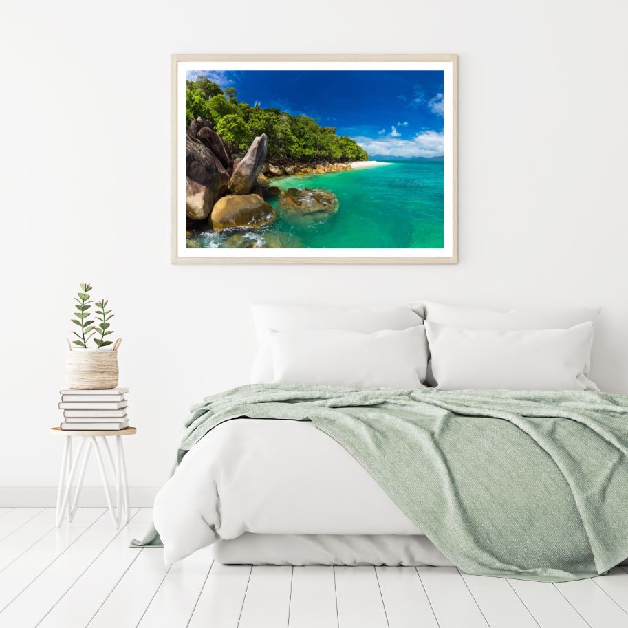 Sea & Forest Scenery Photograph Home Decor Premium Quality Poster Print Choose Your Sizes