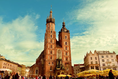 St. Mary's Basilica Photograph in Kraków, Poland Print 100% Australian Made