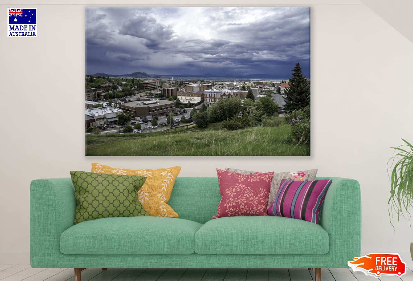 Helena Montana View From Hill Photograph Print 100% Australian Made