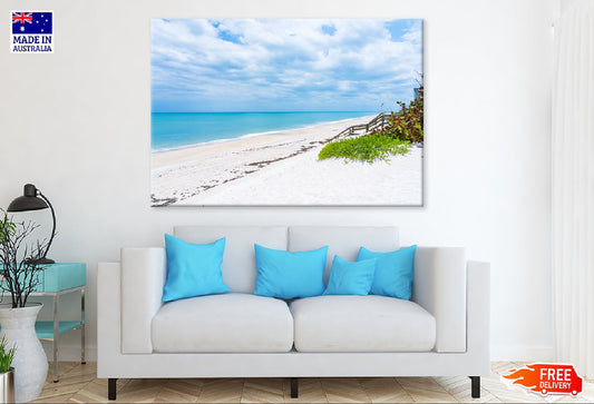 Sandy Melbourne Beach Photograph in Florida Print 100% Australian Made