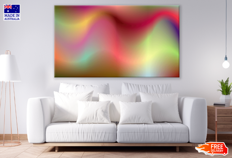 Colorful Abstract Design Print 100% Australian Made