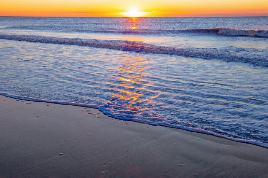 Beach Sunset View Photograph South Carolina Print 100% Australian Made
