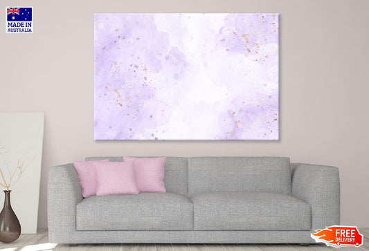 Pink Violet Liquid Abstract Design Print 100% Australian Made
