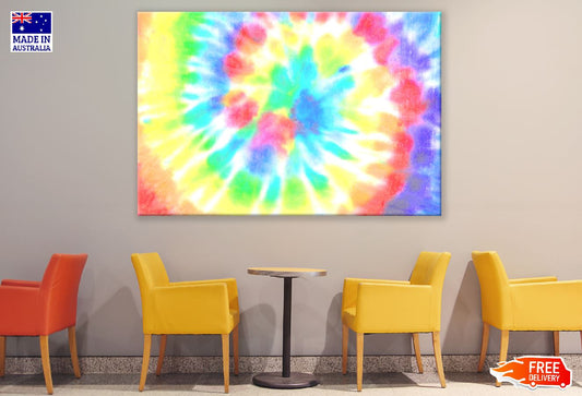 Rainbow Color Abstract Design Print 100% Australian Made