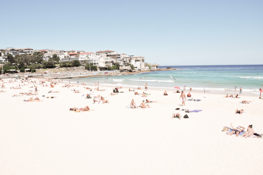 Landscape View of Bondi Beach Print 100% Australian Made