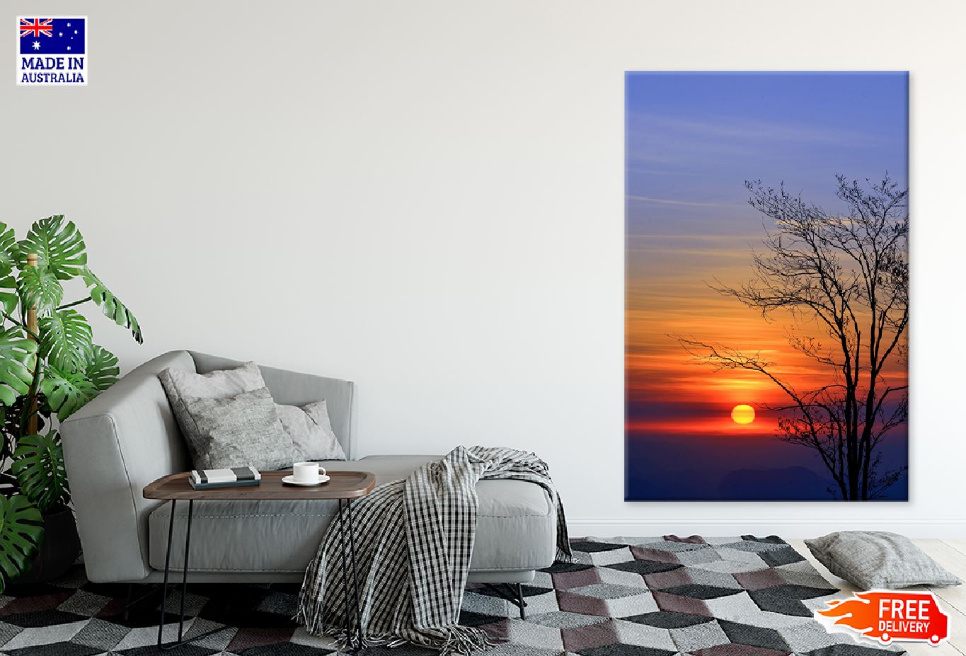 Dead Tree Sunset at Phu Kradueng Photograph Print 100% Australian Made