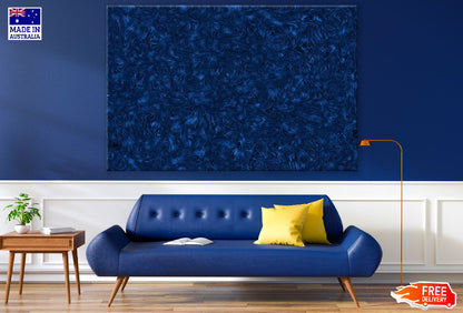 Black & Blue Abstract Design Print 100% Australian Made