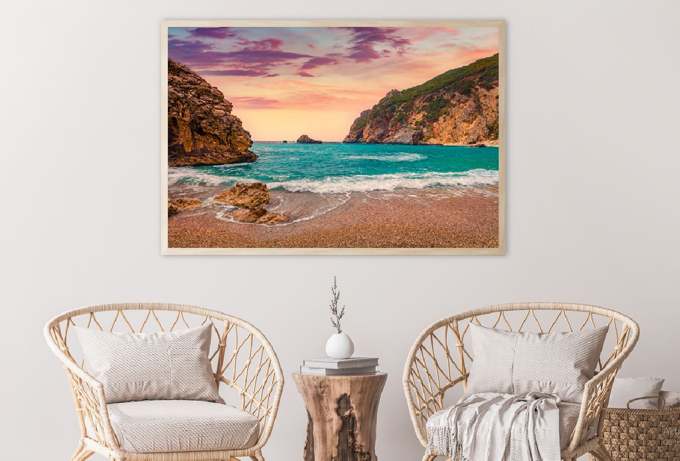 Rocky Ionian Sea Corfu Island Photograph Home Decor Premium Quality Poster Print Choose Your Sizes