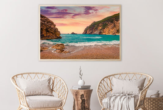 Rocky Ionian Sea Corfu Island Photograph Home Decor Premium Quality Poster Print Choose Your Sizes