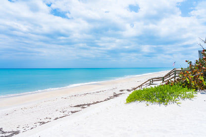 Sandy Melbourne Beach Photograph in Florida Print 100% Australian Made
