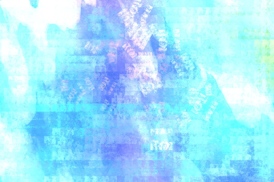 Blue & Purple Abstract Design Print 100% Australian Made