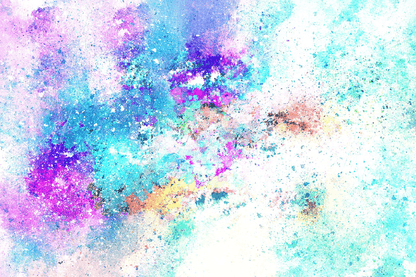 Blue Pink & White Abstract Design Print 100% Australian Made