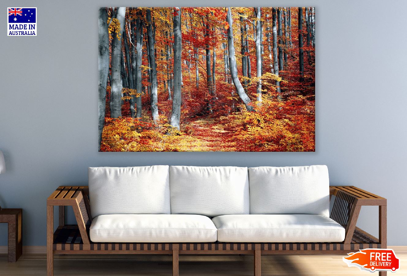 Autumn Forest Photograph Print 100% Australian Made