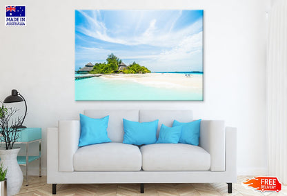 Maldives Sea Island Resort View Photograph Print 100% Australian Made