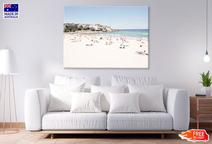 Landscape View of Bondi Beach Print 100% Australian Made