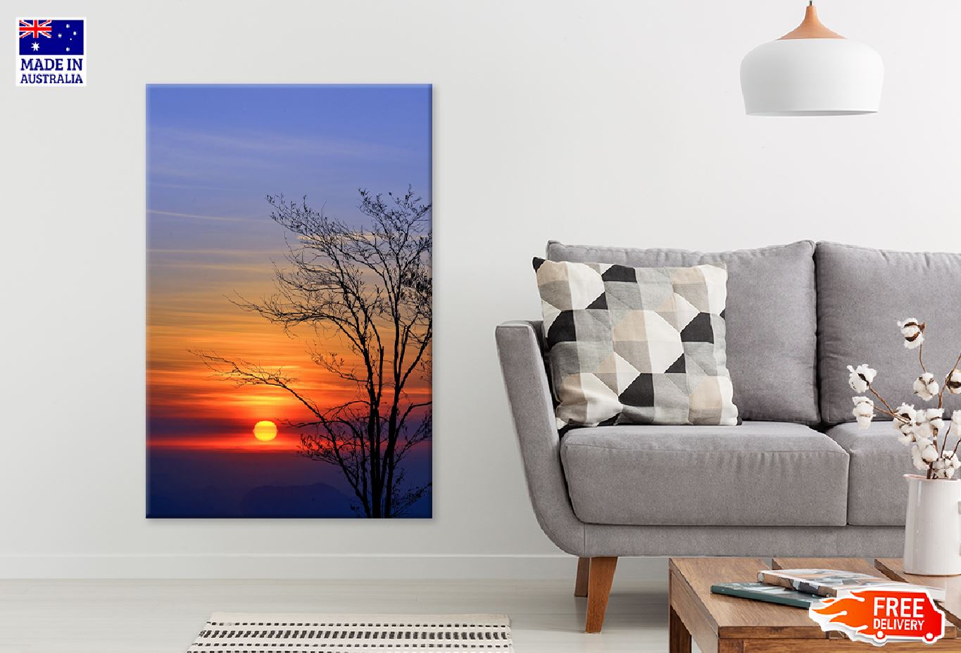 Dead Tree Sunset at Phu Kradueng Photograph Print 100% Australian Made