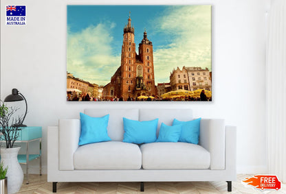 St. Mary's Basilica Photograph in Kraków, Poland Print 100% Australian Made